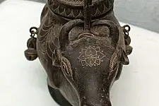 Antique Brass kamandal | Nandi
