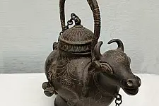 Antique Brass kamandal | Nandi