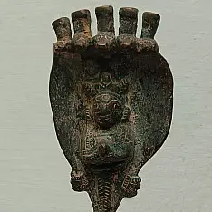 Antique Brass Pooja Bell | Garuda