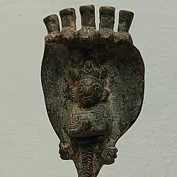Antique Brass Pooja Bell | Garuda