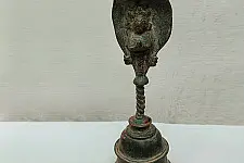 Antique Brass Pooja Bell | Garuda