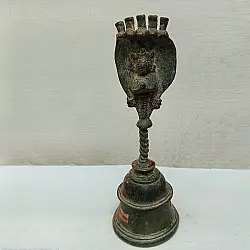 Antique Brass Pooja Bell | Garuda
