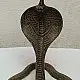 Rare antique snake diya