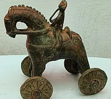 Antique Brass Elephant on wheel | Traditional indian Art