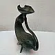 Rare antique fish diya