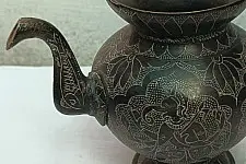 Handmade Brass Kamandal | Hand carving