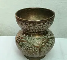 Antique Brass Lota | Hand carving