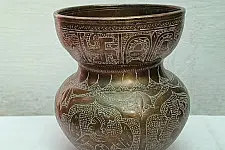 Antique Brass Lota | Hand carving