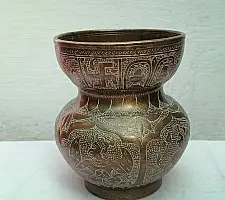 Antique Brass Lota | Hand carving