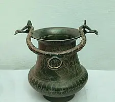 Antique Brass Kamandal | Erotic Hand carving