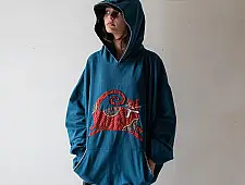 Handmade Applique Hoodie | Monty ( A Cat )