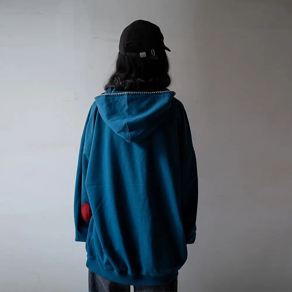 buy Handcrafted Embroidered Hoodie - Cat design