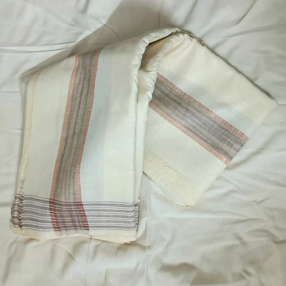 100% pure cotton Handloom Dhoti Khes