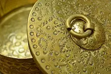 Ahar ✽ Brass ~ Dabro / Brass Box- Set of Thee (Small, Medium, Large )