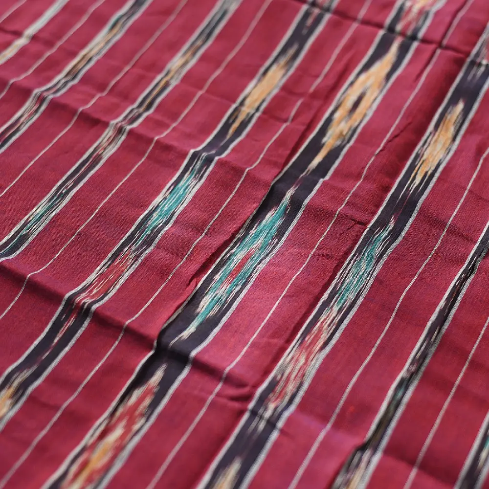Cotton weaves ~ Ikat Saree Royal blue