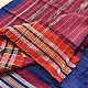Cotton weaves ~ Ikat Saree Royal blue