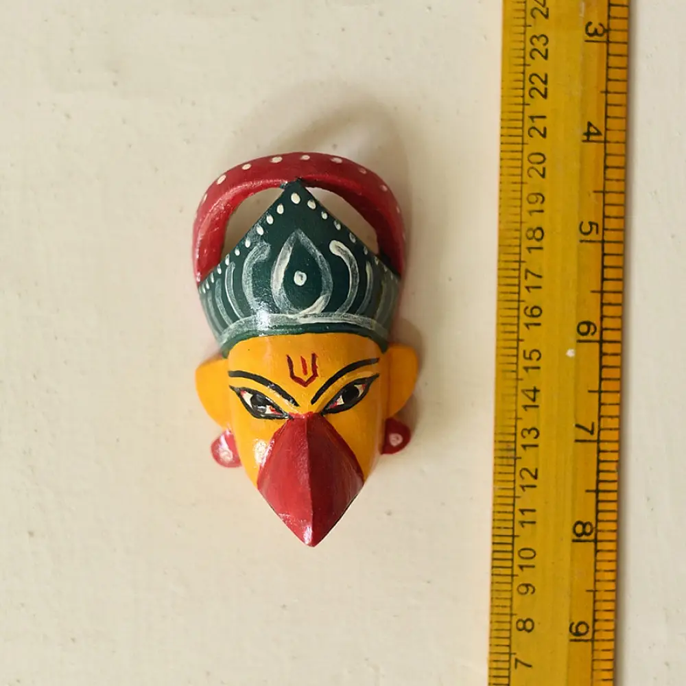 Handmade wooden mask - Garuda