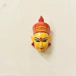 Handmade Wooden Mask - Devi