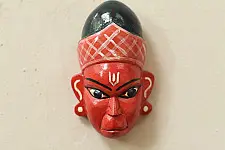 Handmade Wooden Mask - Sugriva