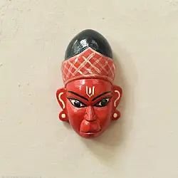 Handmade Wooden Mask - Sugriva