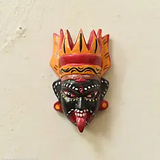 Handmade Wooden Mask - Kaali