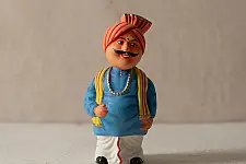 Madhuban . मधुबन ❁ Paper Mache - Nodding Head Toy