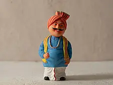 Madhuban . मधुबन ❁ Paper Mache - Nodding Head Toy