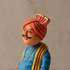 Madhuban . मधुबन ❁ Paper Mache - Nodding Head Toy
