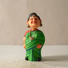 Madhuban . मधुबन ❁ Paper Mache Nodding Head Toy - Bamma 
