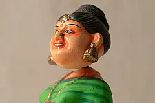 Madhuban . मधुबन ❁ Paper Mache Nodding Head Toy - Bamma 