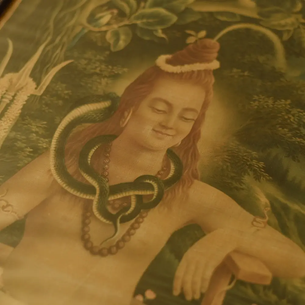 Buy Indian Antique Print - Shiva