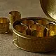 handmade brass Spice box / Masaladan / Roti Box