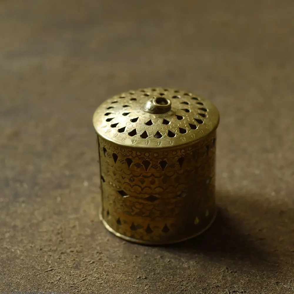 handmade brass candle stand