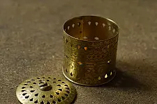 Ahar | Brass ~ Candle Stand / Tea Light Holder ( Big )