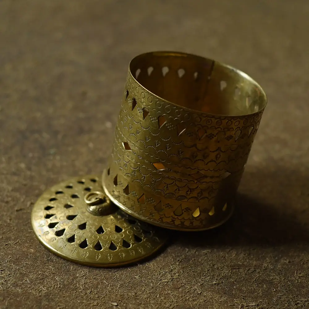handmade brass candle stand