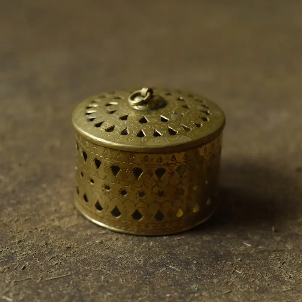 handmade brass candle stand