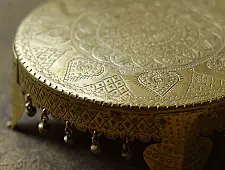Ahar | Handcrafted Brass ~ Chowki / God Idon Singhasan / Polpat / Chakla 4