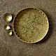 Handcrafted Brass ~ Pooja Thali With Three Diyas