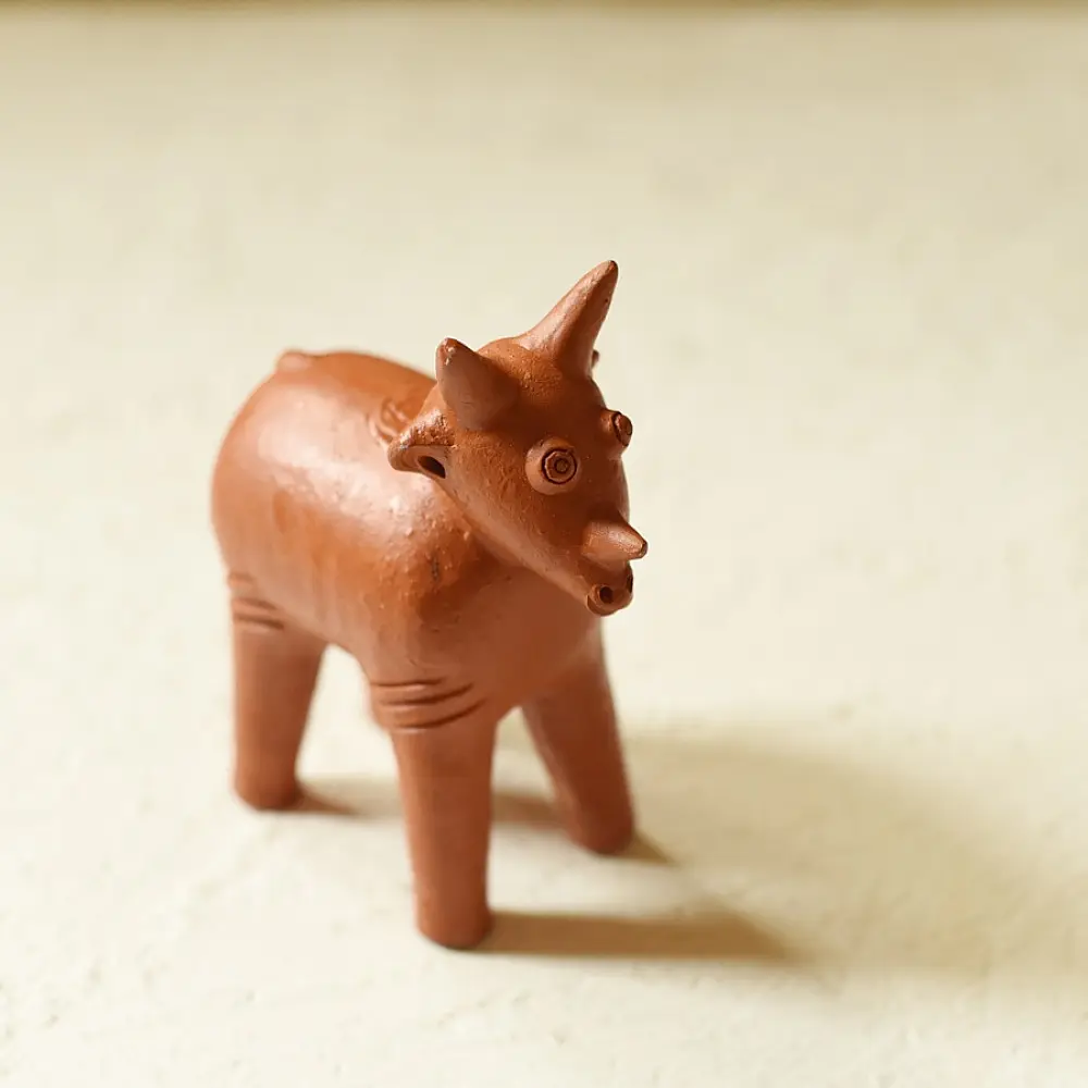 Shop Terracotta Handmade Clay Genda / Rhino