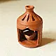 Shop Terracotta Handmade Clay Surahi Lampshade With Diya / tea light holder