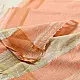 Handloom Dhoti Khes - Off White with Orange Border