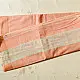 Handloom Dhoti Khes - Off White with Orange Border