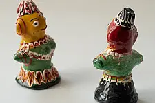 Jau Kandhei - Lacquer Doll (Set of Two) - A