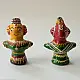 Shop Terracotta Handmade Lac-painted Terracotta Doll (Set of two) - B