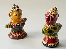 Jau Kandhei - Lacquer Doll (Set of Two) - E