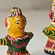 Shop Terracotta Handmade Lac-painted Terracotta Doll (Set of two) - E