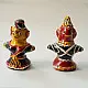Shop Terracotta Handmade Lac-painted Terracotta Doll (Set of two) - Black
