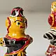 Shop Terracotta Handmade Lac-painted Terracotta Doll (Set of two) - Black