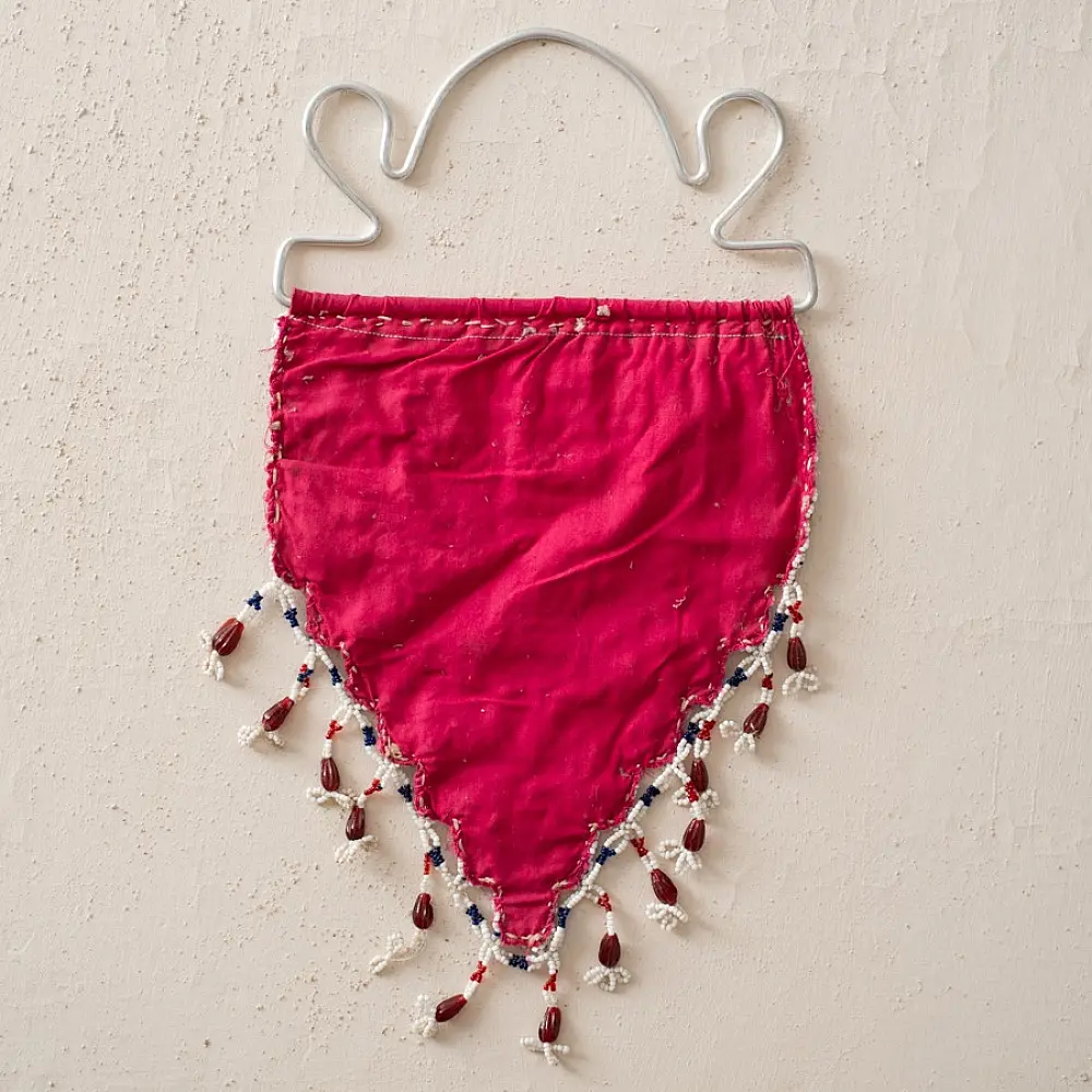 Saurashtra Bead Work - Old & Antique Wall Hanging - Toran