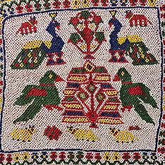 Prachin . प्राचीन  ❂ Old Wall Hanging - Chakda